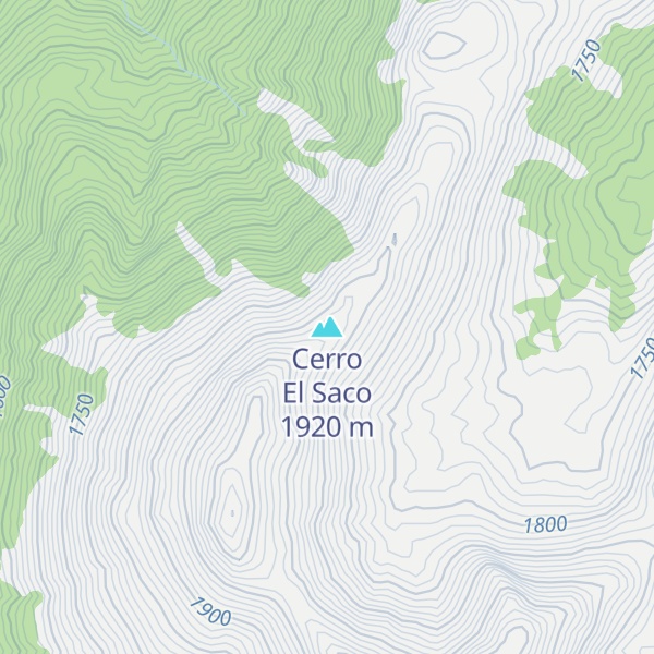 Map of Cerro El Saco