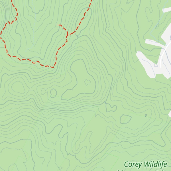 Map of Nottingham Mountain
