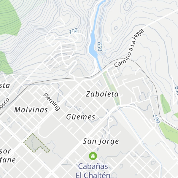 Map of Cabañas Las Nubes