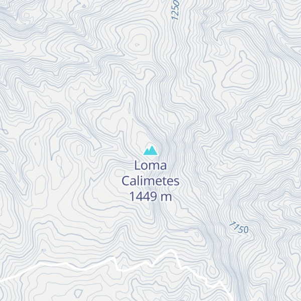 Map of Loma Calimetes