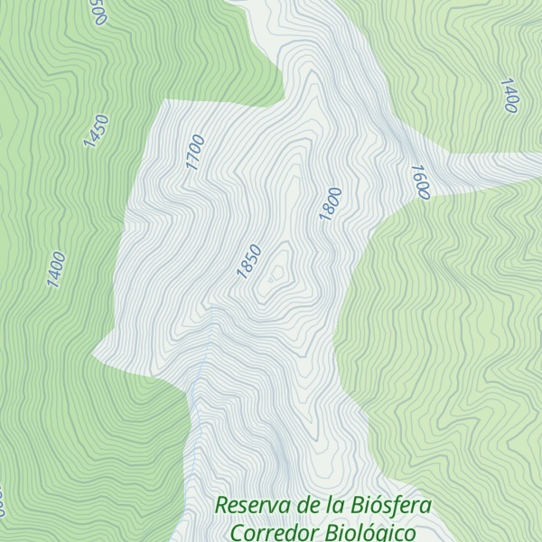 Map of Cerro Camán