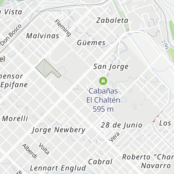Map of Cabañas El Rosal