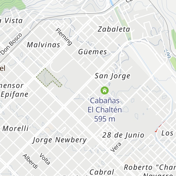 Map of Cabañas Chamalú