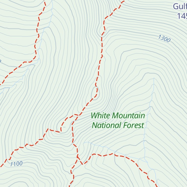 Map of Montalban Ridge - North Peak