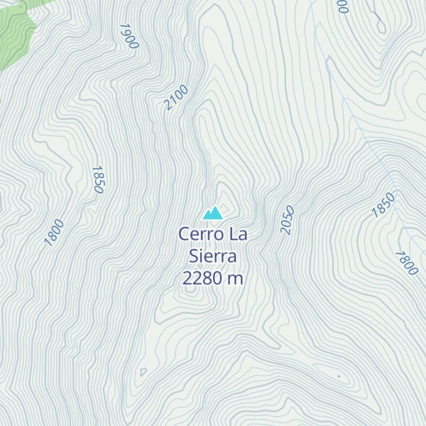 Map of Cerro La Sierra