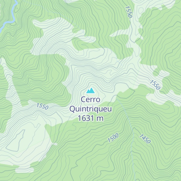 Map of Cerro Quintriqueu