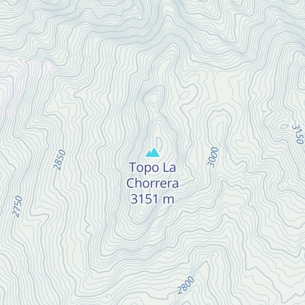 Map of Topo La Chorrera