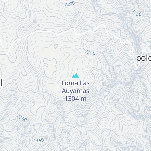 Map of Loma Las Auyamas