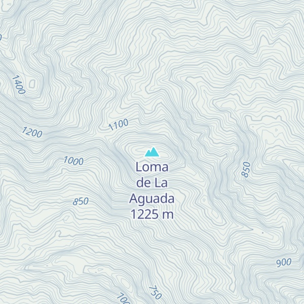 Map of Loma de La Aguada