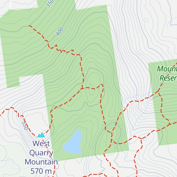Map of East Quarry Mountain