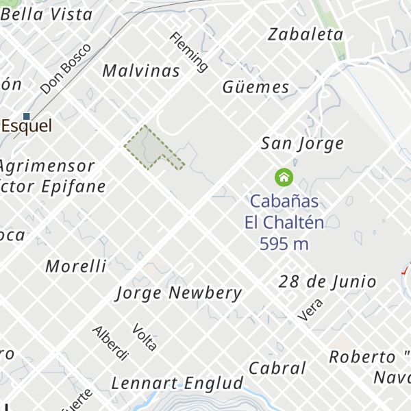 Map of Cabañas Millalen