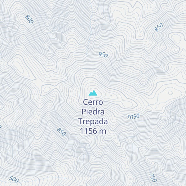 Map of Cerro Piedra Trepada