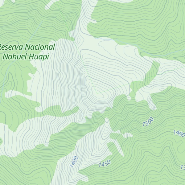 Map of Cerro Gaucho