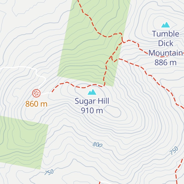 Map of Sugar Hill