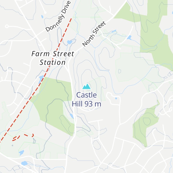 Map of Castle Hill