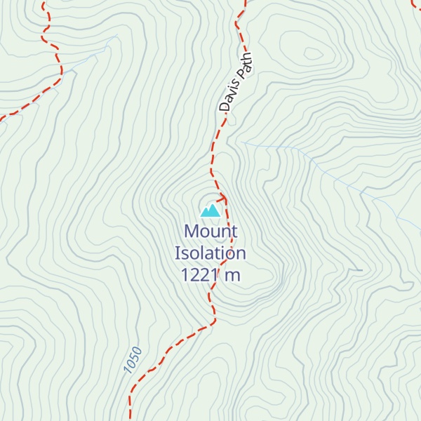Map of Mount Isolation