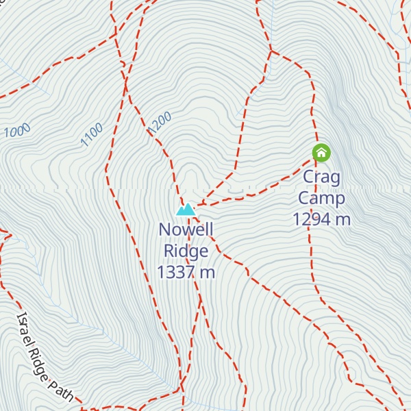 Map of Gray Knob