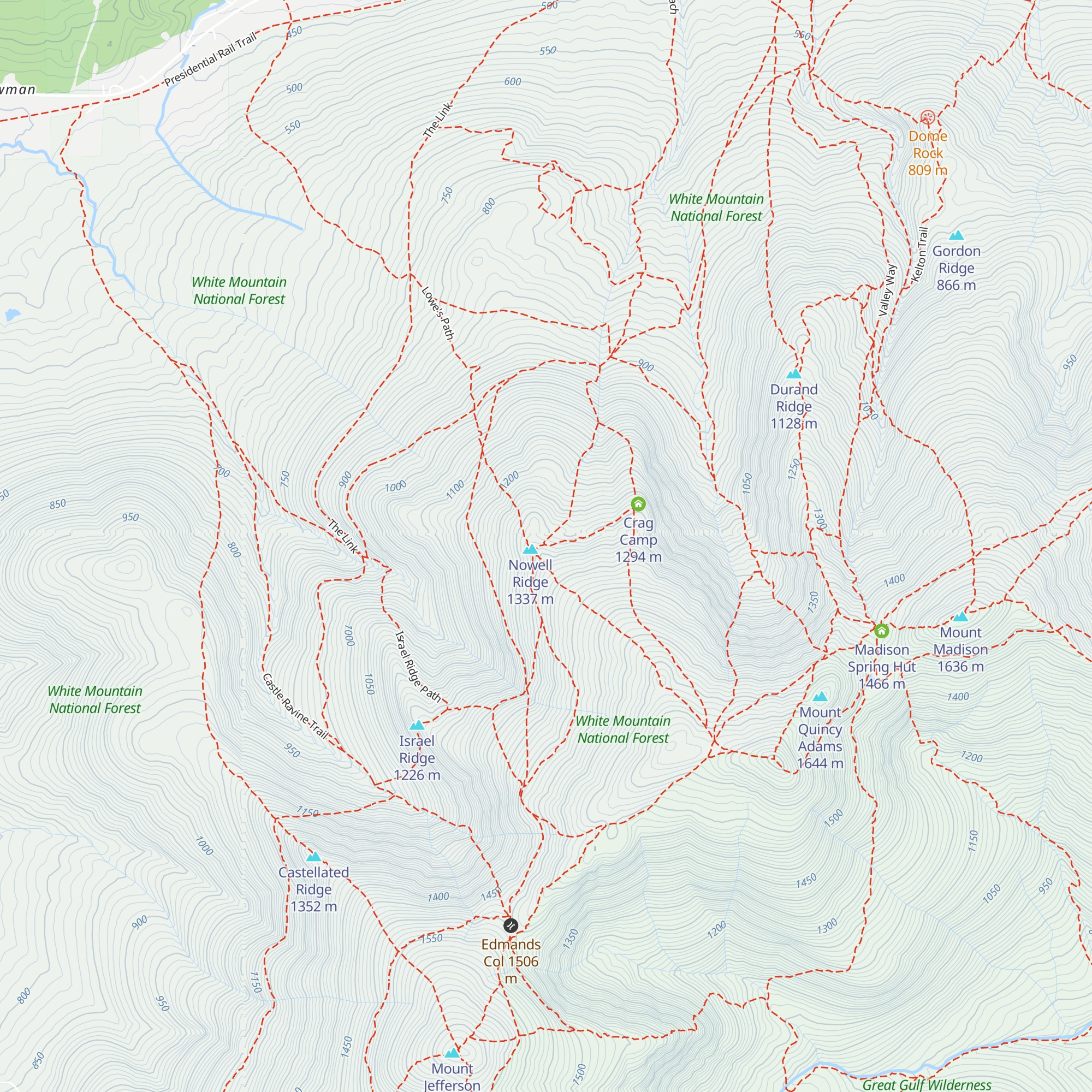 Gray Knob map