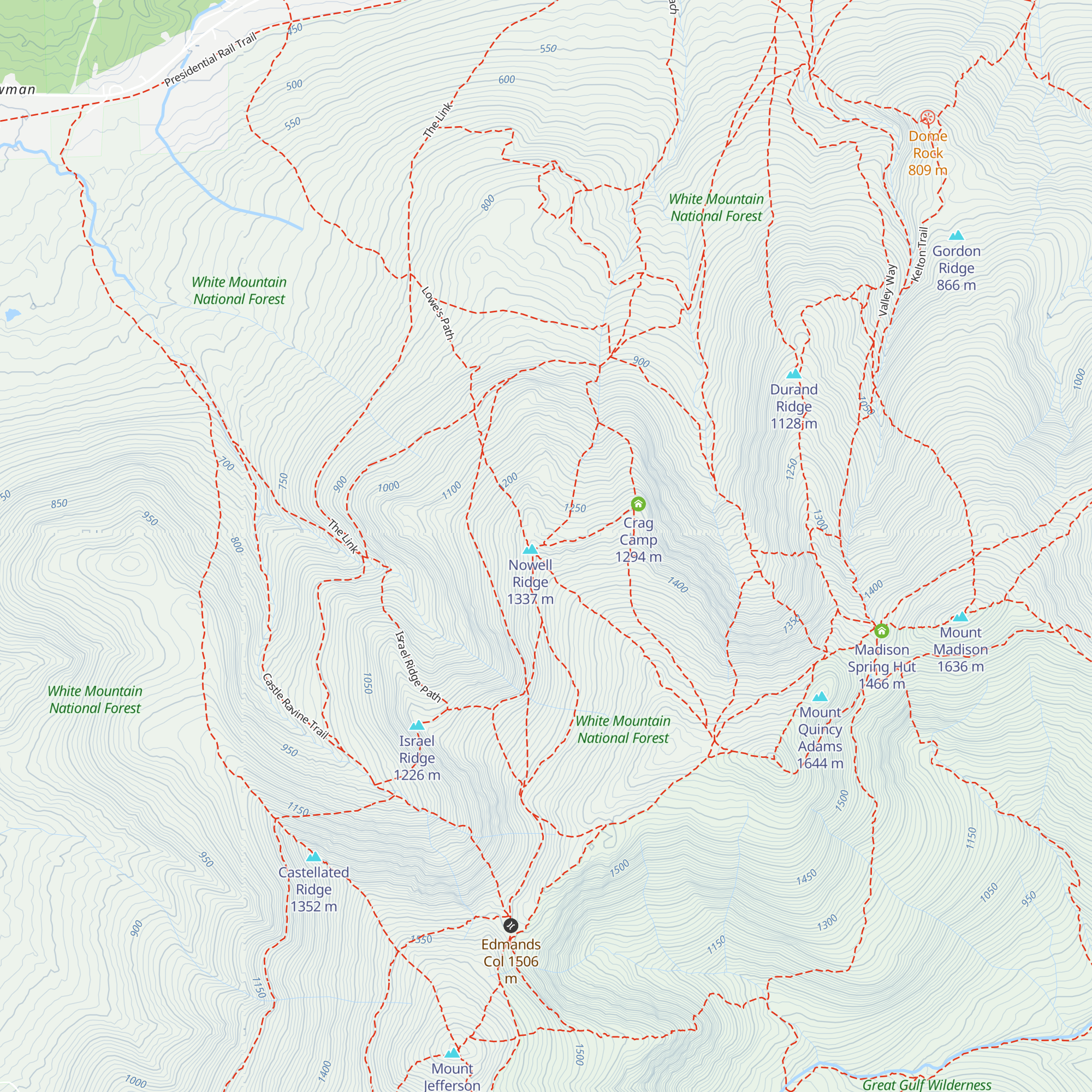 Gray Knob map