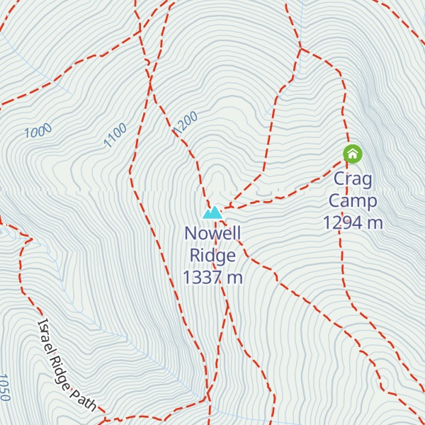 Map of Nowell Ridge