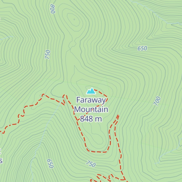 Map of Faraway Mountain