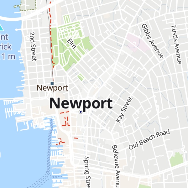 Map of Bike Newport