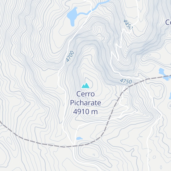Map of Cerro Picharate