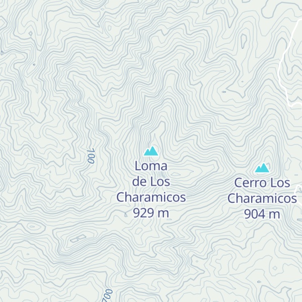Map of Loma de Los Charamicos