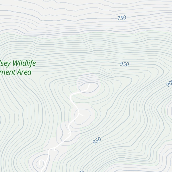 Map of Mount Kelsey