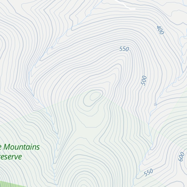 Map of Johnson Mountain