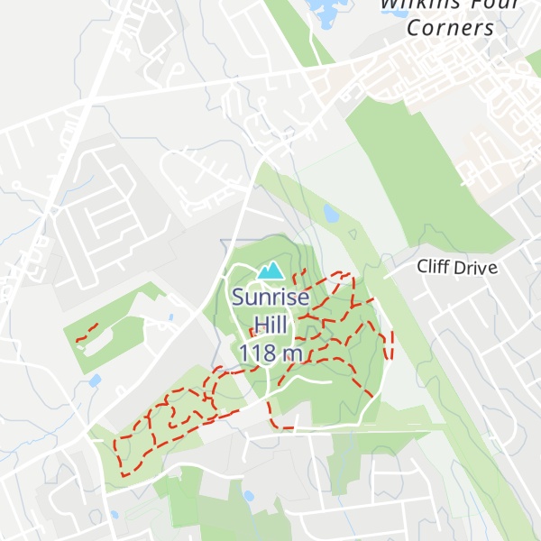 Map of Sunrise Hill