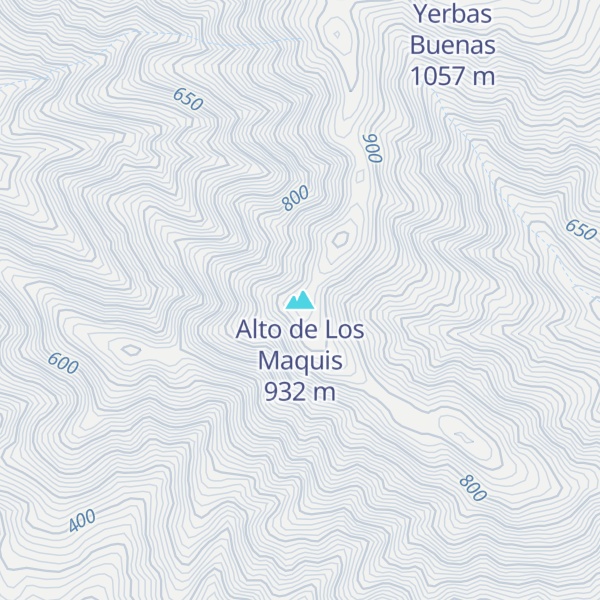 Map of Alto de Los Maquis