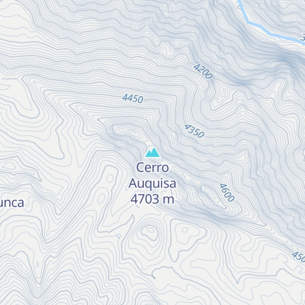 Map of Cerro Auquisa