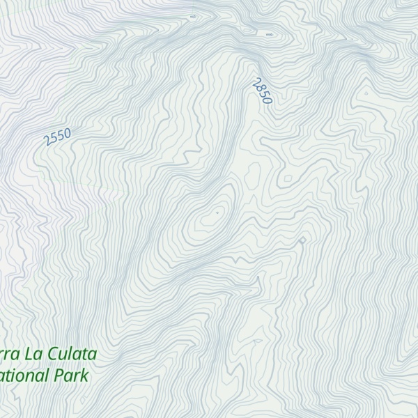 Map of Loma González