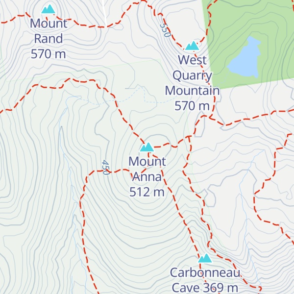Map of Mount Anna