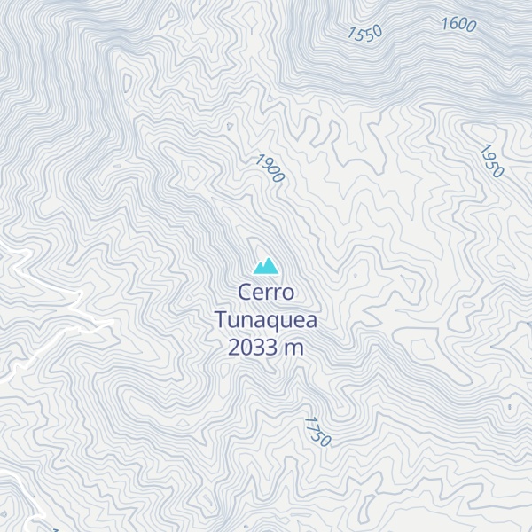 Map of Cerro Tunaquea