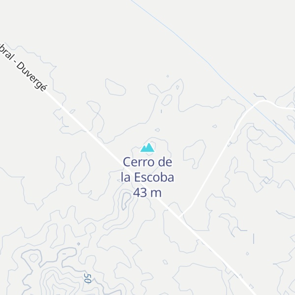 Map of Cerro de la Escoba