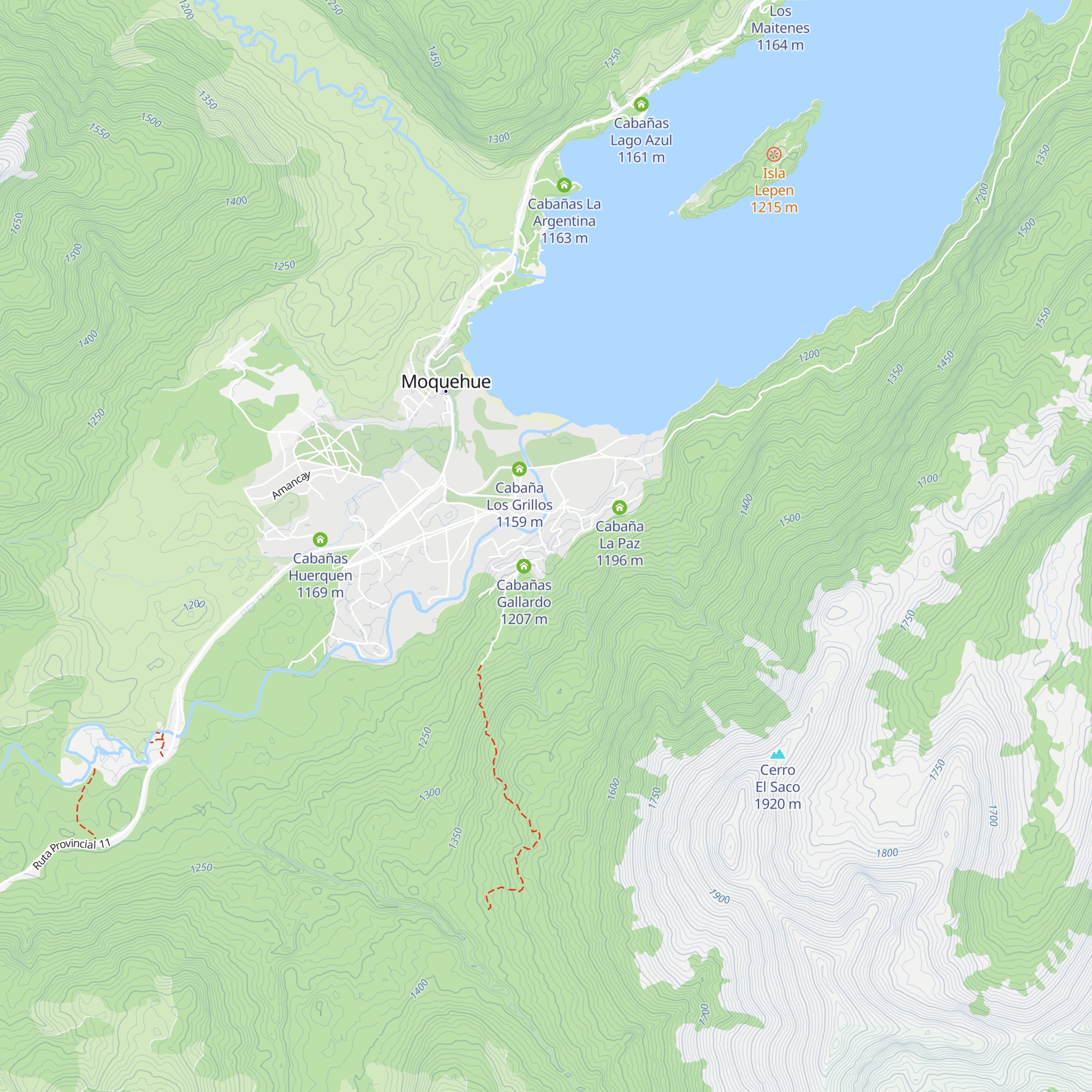 Cabañas Parajes del Lejano Sur map