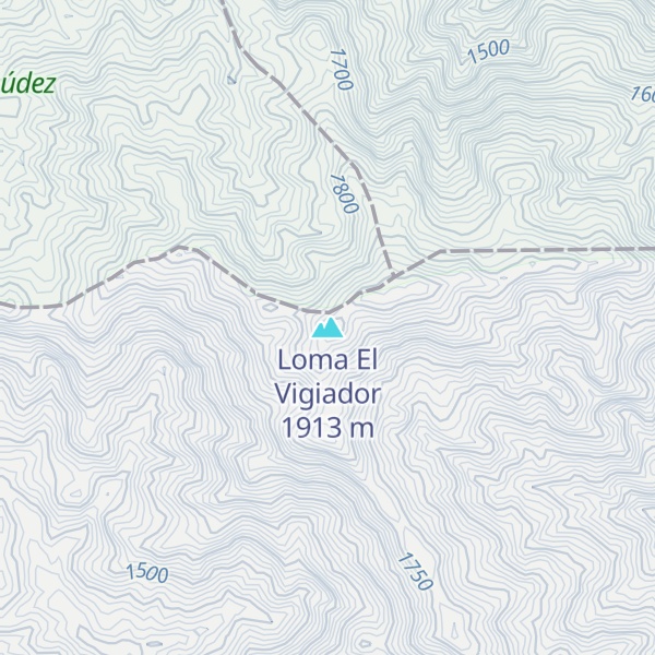 Map of Loma El Vigiador