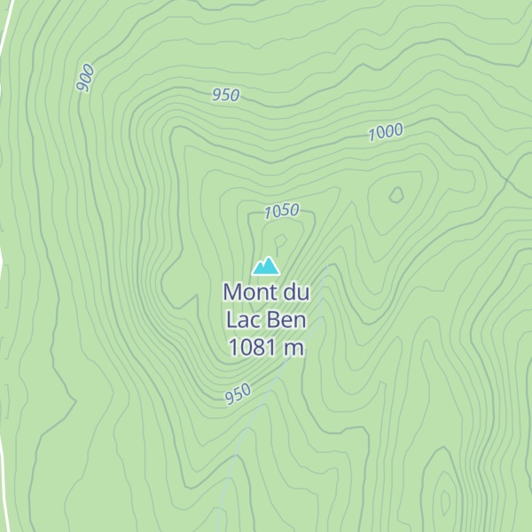 Map of Mont du Lac Ben