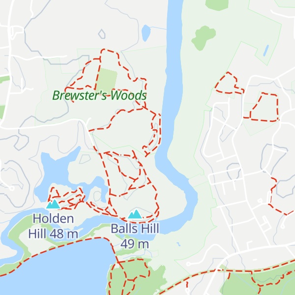 Map of Davis Hill