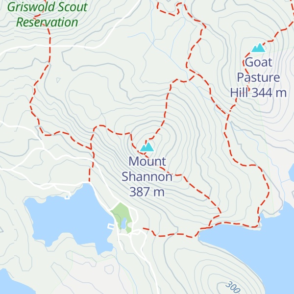 Map of Mount Shannon