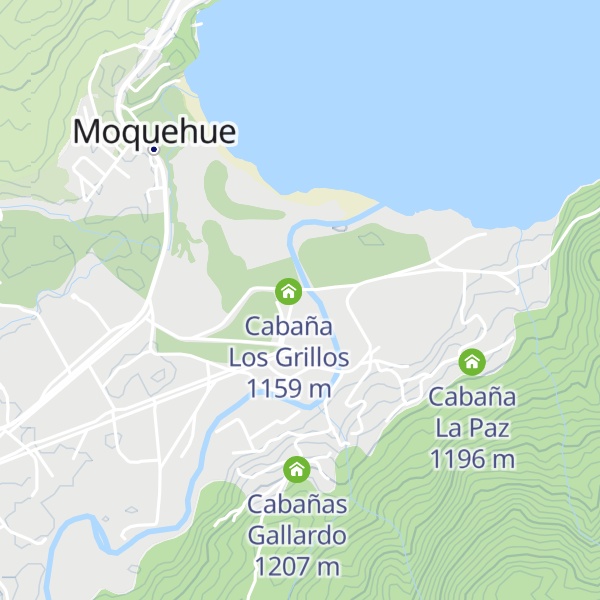 Map of Cabaña Cuncumen