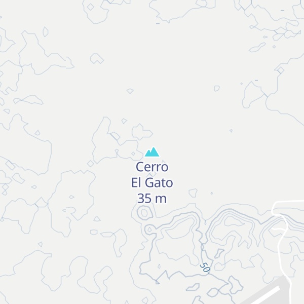 Map of Cerro El Gato
