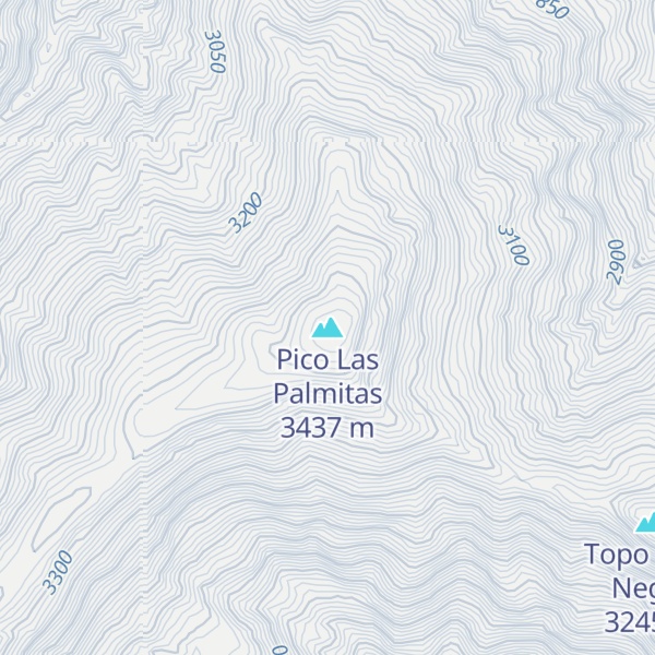 Map of Pico Las Palmitas