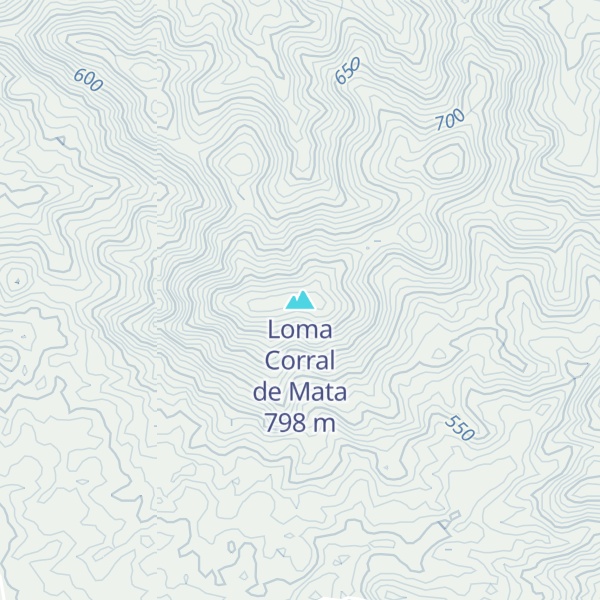 Map of Loma Corral de Mata