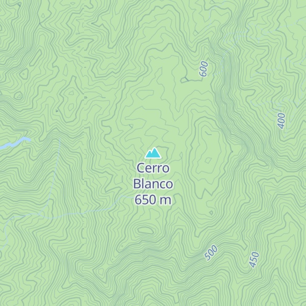 Map of Cerro Blanco