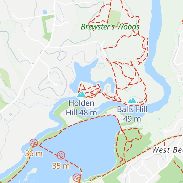 Map of Dakins Hill