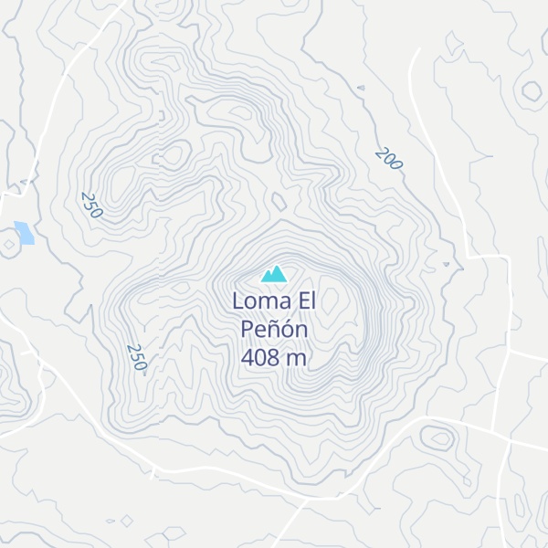 Map of Loma El Peñón