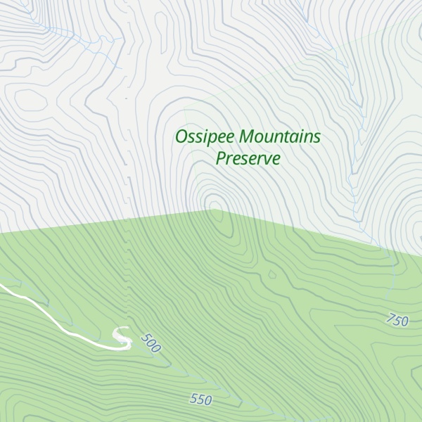 Map of Black Snout Mountain